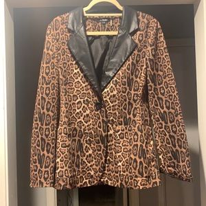 Cecico Cheetah jacket size medium